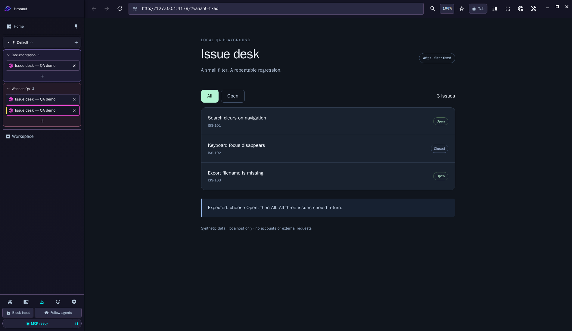Hronaut screenshot 1